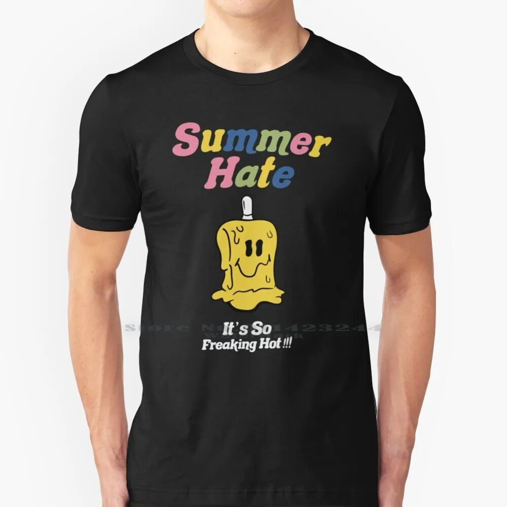 Summer Hate-Zico Black Version T Shirt 100% Pure Cotton Zico Summer Ice Cream Korean Album Hate Got7 Nct 127 Nct Dream Way V