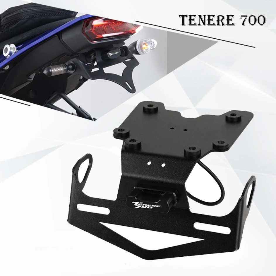 

For Yamaha Tenere 700 Rally XTZ700 XT700Z TX690Z XTZ690 T7 Rear License Plate Holder Bracket Bracket Tail Tidy Fender Eliminator