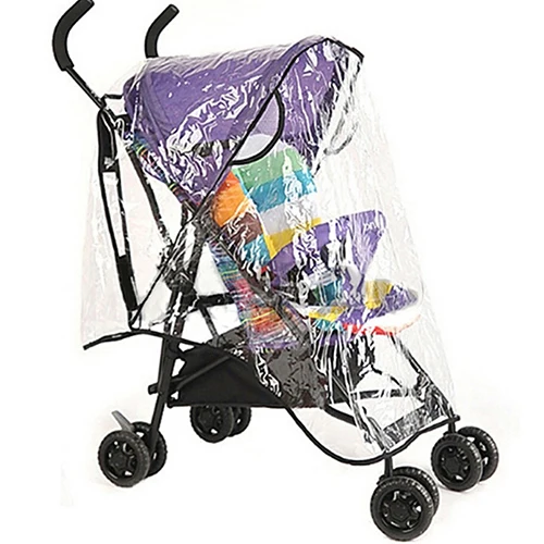 Bebê Stroller Raincover Transparente, evitar Bacggy, Universal Pushchair Pram Cover, 2020