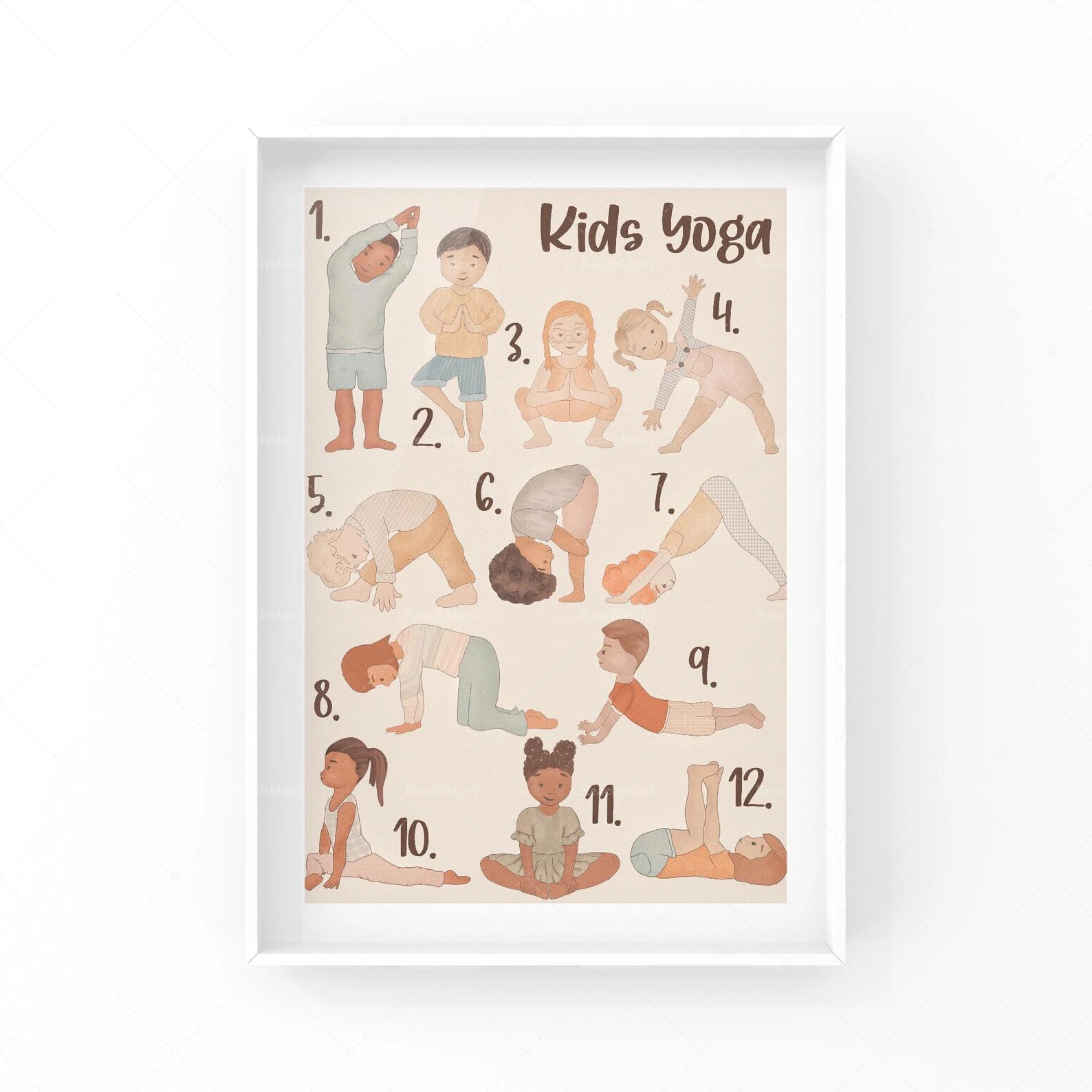 Posturas de YOGA, vida práctic - Kids Yoga Education reseña y precio