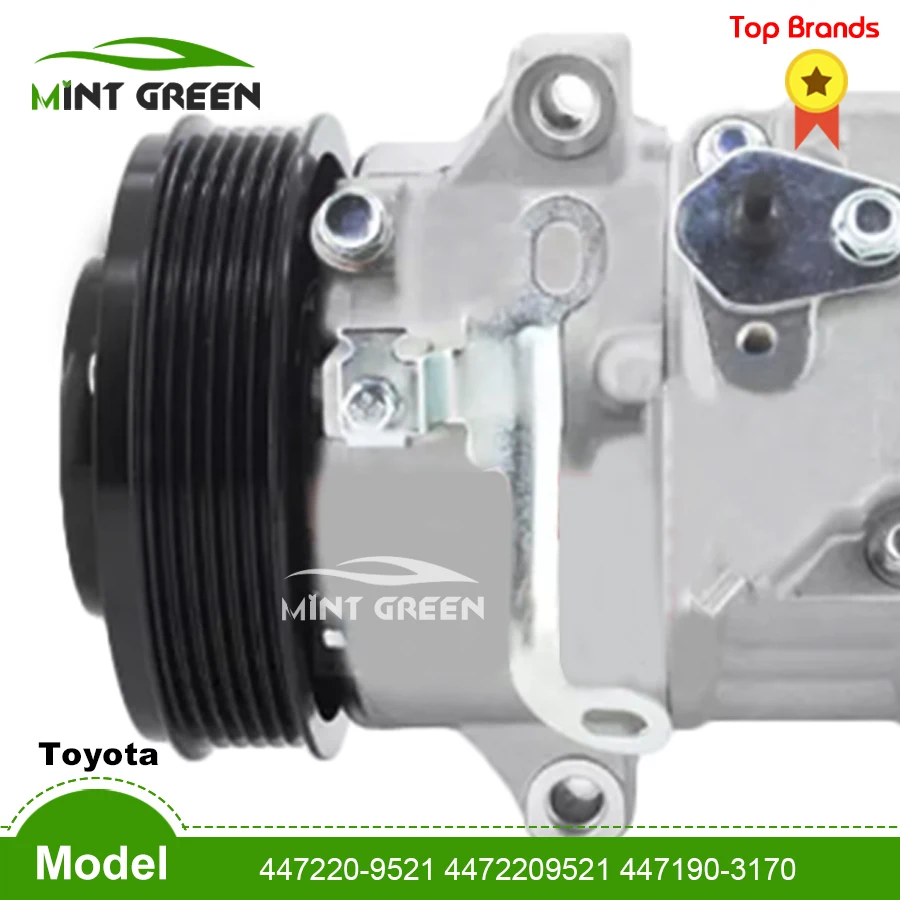 for Auto AC Compressor For car Toyota Harrier 447220-9521 4472209521 447190-3170 447190-3172 88310-48091 447190-7200 447180-3170