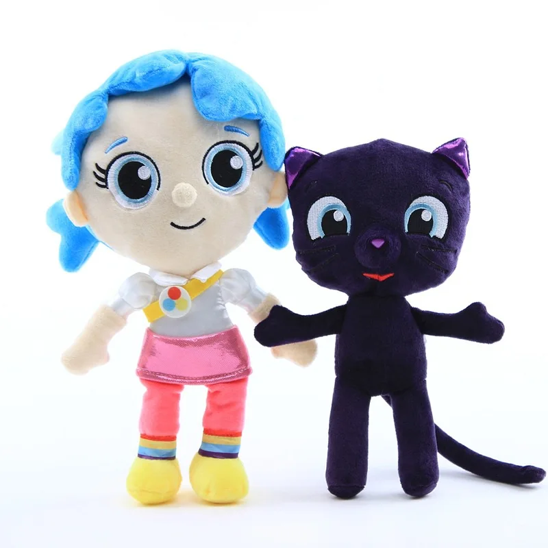 

2pcs/set Animation True and the Rainbow Kingdom Plushie Toys Bartleby Cats Zee Grizelda Stuffed Plush Dolls for Kids Xmas Gifts