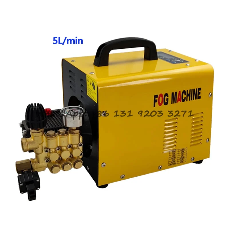 

5L/min High Pressure Misting Cooling System Pump Machine Kits, Outdoor Humidification Fog Misting System