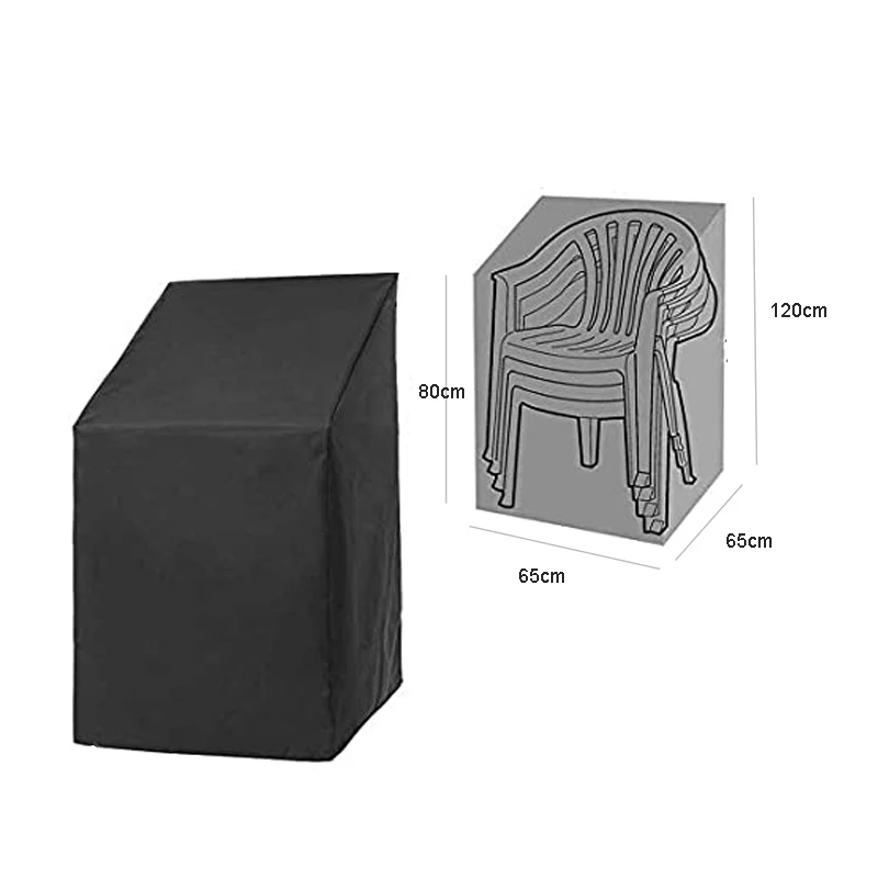 Outdoor Waterproof Cover Garden Furniture Rain Cover Chair Cover Protection Rain Oxford PU Coating Convenient Cover Custom Made