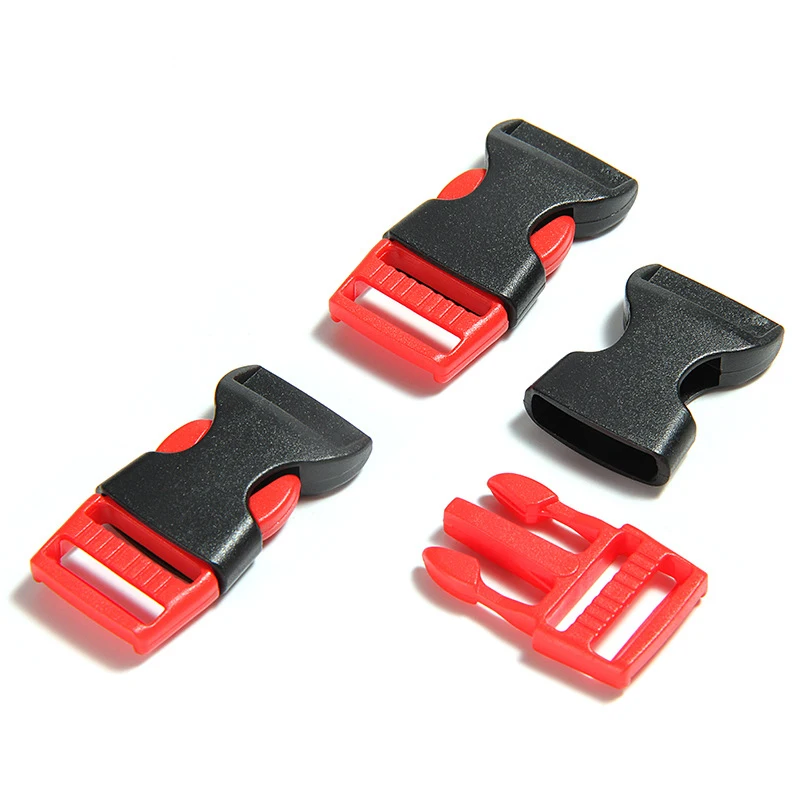 10pcs Plastic Helmet Strap Buckle Quick Side Release Buckle for Bag Luggage Outdoor Backpack Strap Belt Webbing Lether Craft