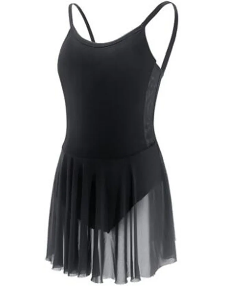 

Black Camisole Leotard Dress Women Ladies Lyrical Dress Contemporary Ballet Dance Costume Leotard Unitards