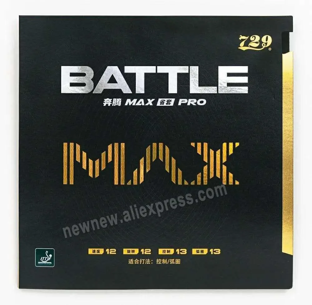 

Новая прорезиненная губка для настольного тенниса 729 BATTLE MAX PRO, провинция, губка для пинг-понга