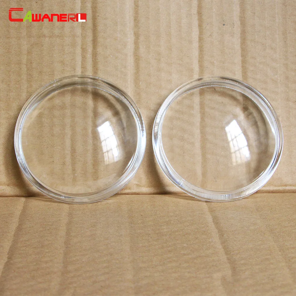 

Cawanerl For Infiniti EX EX25 EX35 EX37 FX FX35 FX37 FX45 FX50 FX30D Car Round 90mm Front Bumper Fog Light Glass Cover Lens