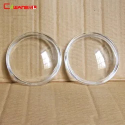 Cawanerl For Infiniti EX EX25 EX35 EX37 FX FX35 FX37 FX45 FX50 FX30D Car Round 90mm Front Bumper Fog Light Glass Cover Lens