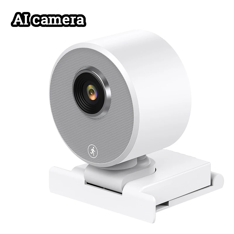 

AI Webcam Auto Focus Full HD 1080P with Human Detection Noise Cancelling Microphone Smarter Camera plug and play For Windows Mac