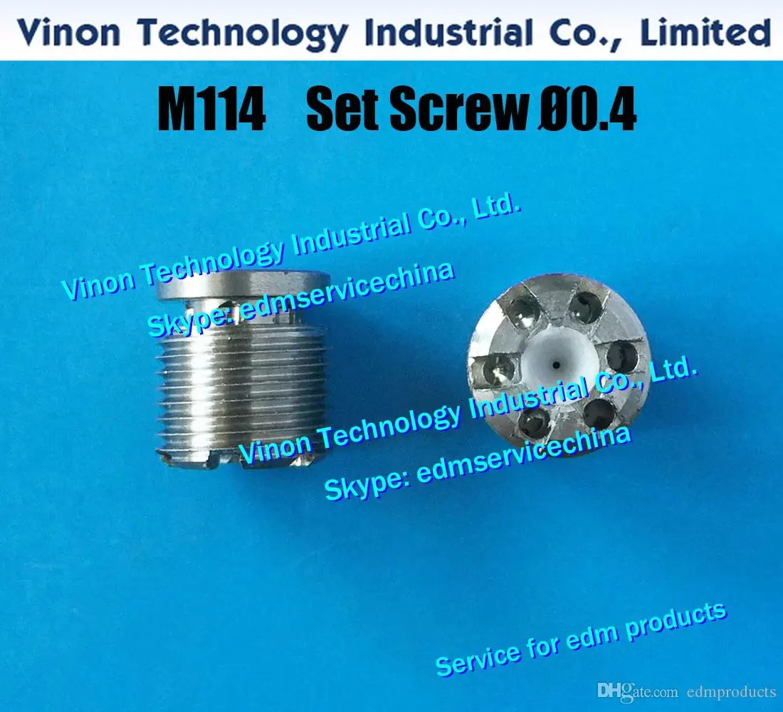 X053C241G52 M114 edm Set Screw Ø0.4mm Upper & Lower for Mit subishi DWC-H1,HA,SA,SB series machines. X053-C241-G52