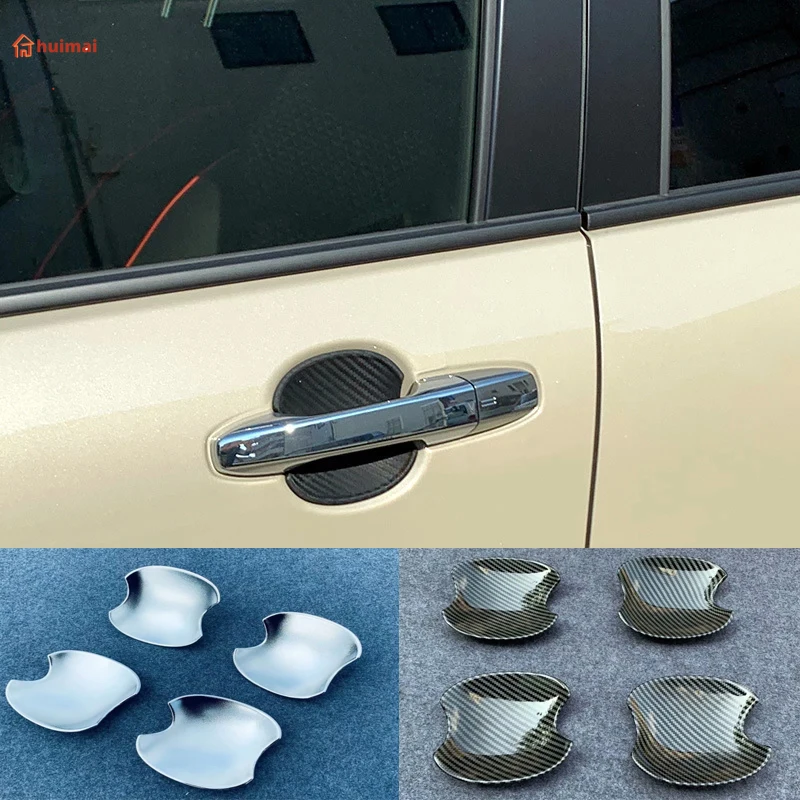Для toyota Raize 2020 2021 ABS Хромированная углеродная ручка для боковой двери, крышка чаши, отделка, Стайлинг автомобиля, внешние аксессуары Для toyota Raize 2020 2021 ABS Хромированная углеродная ручка для боковой двери, крышка чаши, отделка, Стайлинг автомобиля, внешние аксессуары