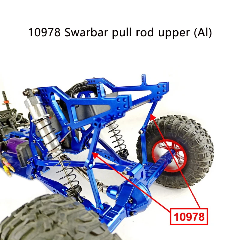 Vrx Racing parts 10978 Swarbar pull rod upper (Al) for VRX Racing RH1043/1045/1043SC/1045SC OCTANE XL EBD FTX5570 OUTLAW