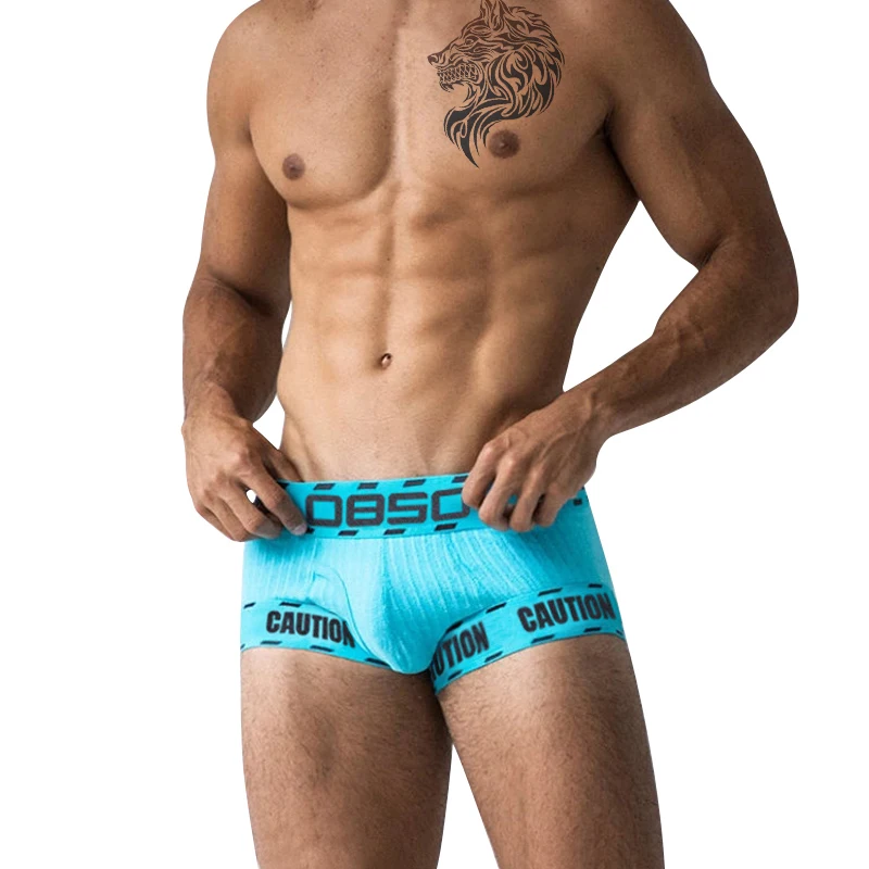 0850 Brand Low Waist Sexy Men Boxer Underwear Cotton Man Panties Shorts Plastotype Boxershorts U Pouch Penis Comfortable BS3104