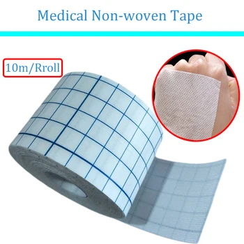 不織布テープ,1ロール,5cm x 10m,通気性,医療用,ロールおよび石膏固定用