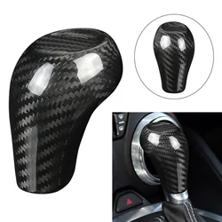 Carbon Fiber Car Gear Shift Knob Cover Trim Decor For Chevrolet Camaro 2016 2017 2018 2019 2020 Car Accessories Styling