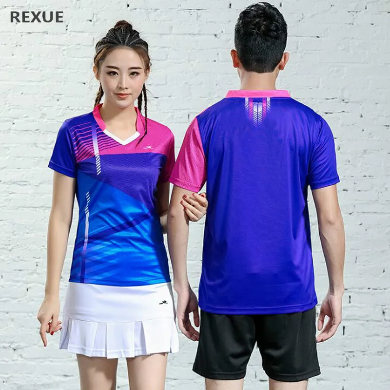 Camiseta de tenis de bádminton para mujer, jersey de tenis de mesa, ropa informal para jóvenes, ropa de ping pong, uniforme de entrenamiento de equipo para niñas