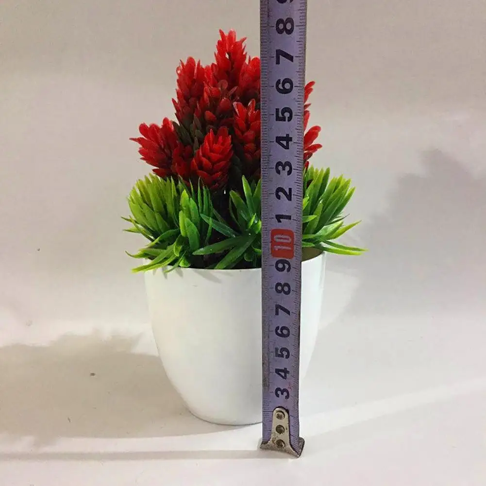 120*200MM simulazione pianta in vaso Podocarpus pino piccoli Bonsai fiore finto decorazione del giardino durevole facile da abbinare per la decorazione domestica