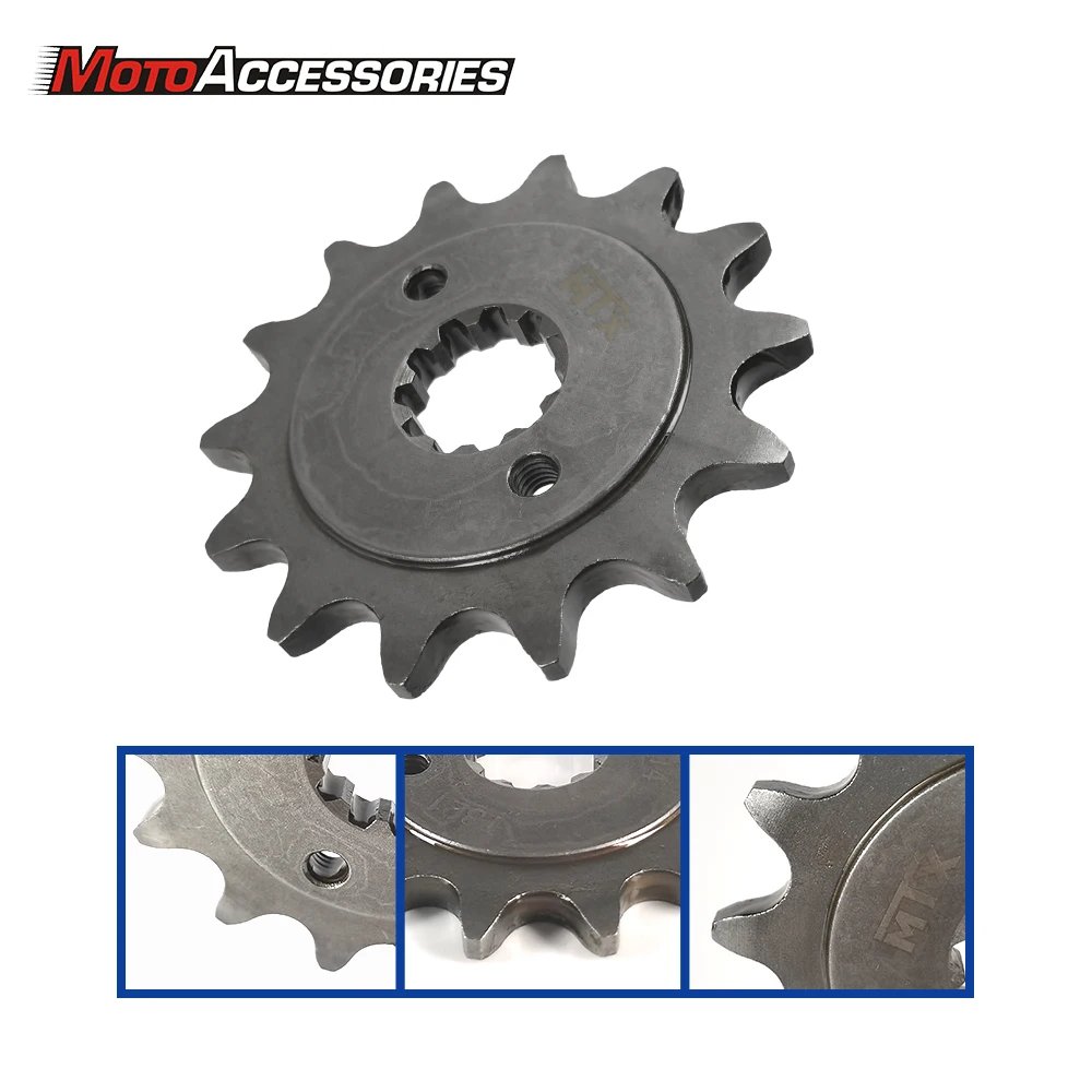 For Honda CRF250L CBR250 CBR300 XR250 Motorcycle Chain Sprocket Chain 520 Front Sprockets Pit Bike Motorcycle Accessories