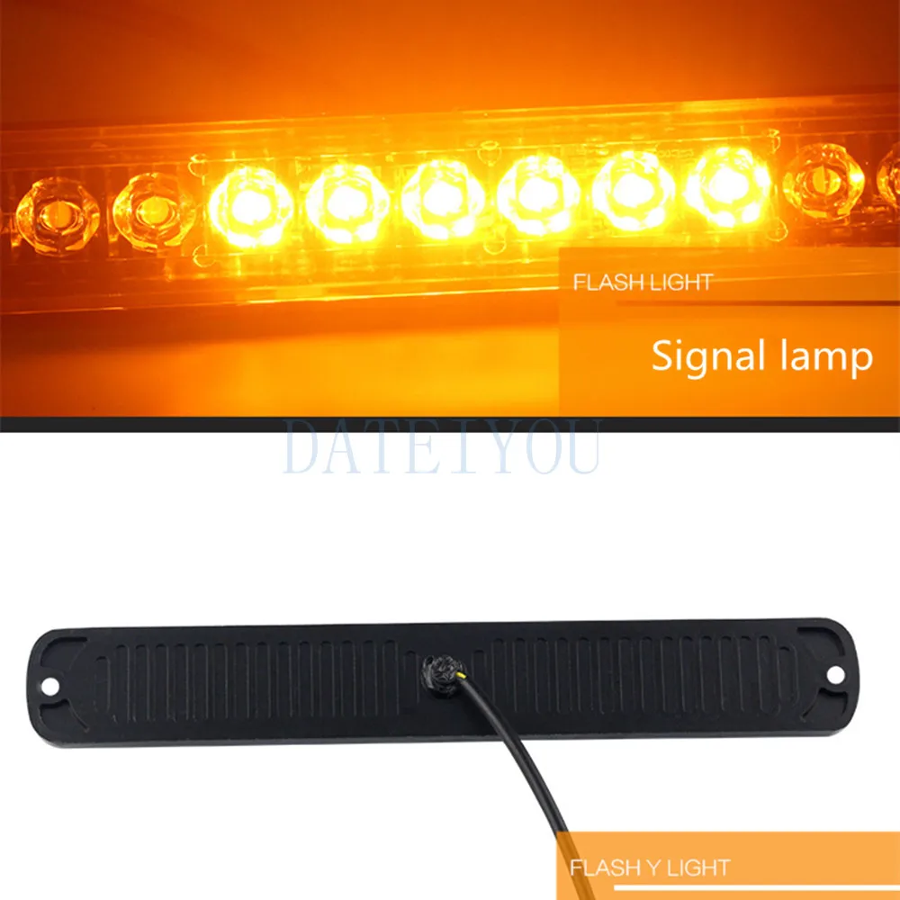 12 Led Stroboscoop Signaal Waarschuwing Licht 12V-24V Car Truck Strobe Light