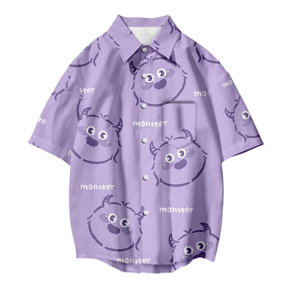 3D Print Many ducks Short Sleeve Shirt Men Women Streetwear Fashion Summer Loose Tops Pop with pocket and Buttons Animal Shirts