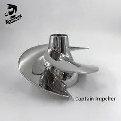 Captain-impulsor de Jet Ski SK-12/17, compatible con Seadoo, BRP, Spark Ace 900 / Spark Ace 900 Ho / Spark Trixx PARK, 140mm, 3 cuchillas pulidas