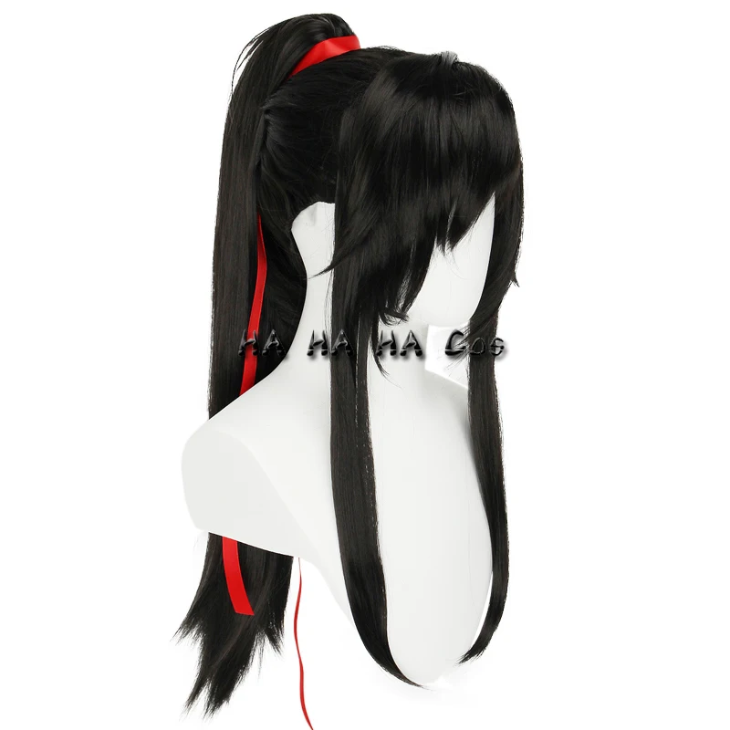 Anime Mo Dao Zu Shi Wei Wuxian Wei Ying Cosplay Costume For Men Wei Wuxian Simplified Version Halloween Party Wig Shoes Props