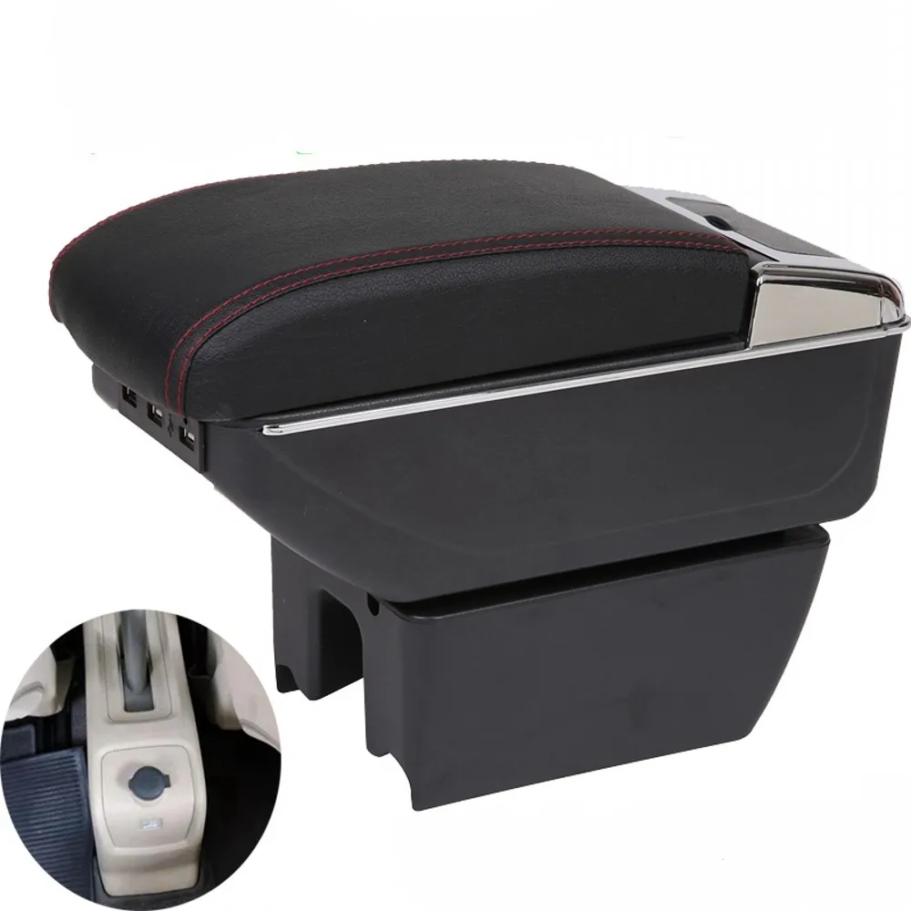 For Suzuki Ertiga XL7armrest box armrest universal car center console modification accessories double raised with USB