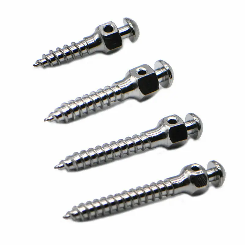 5 Pieces Orthodontic Screws Micro Implants Mini Screw Dental Self-Drilling Driver Spring Anchorage Implant Driver Screwdriver