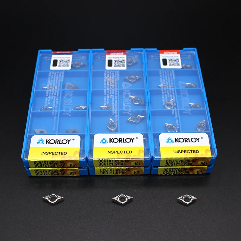 DCGT11T302 DCGT11T304 DCGT11T308 AK H01 cutter blade Insert CNC DCGT070204 DCGT070208 AK H01 Cutting Tool Aluminum turning tool