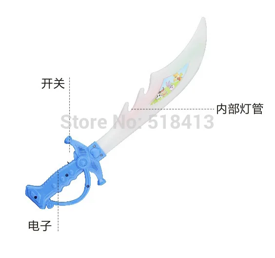 Sword Weapon Selling Children Electronic Knife Flashing Sword Boy Gifts Toys Weapon Category Unisex Plastic 2021