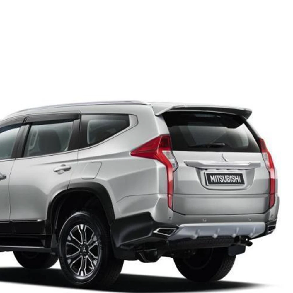 Car Styling For Mitsubishi Pajero Sport Spoiler 2016 2017 2018 ABS Plastic Unpainted Primer Rear Trunk Wing Spoiler