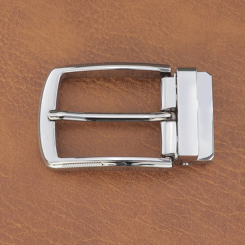 High Quality Silver pin buckle designer men only buckle not belts Casual young men Suitable for the 3.3cm width of the belts