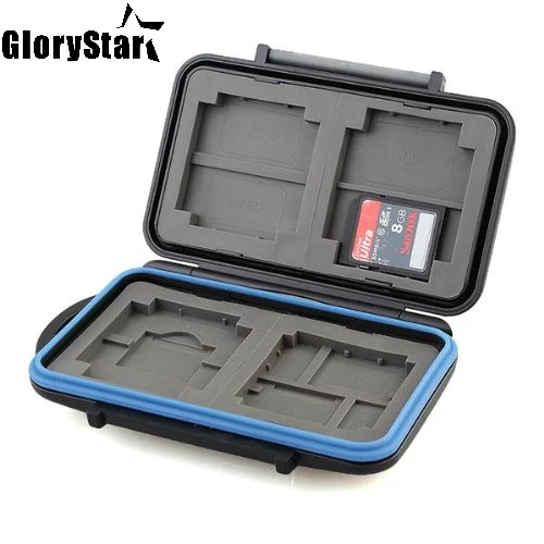 Waterproof Anti-shock Anti-static Safety Closure Memory Card Safe Bo Storage Carrying Case Holder MC-5