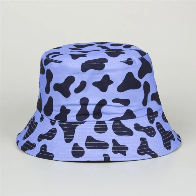 2024 Cow Print Bucket Hat Fisherman Hat Outdoor Travel Hat Sun Cap Hats for Men and Women 311