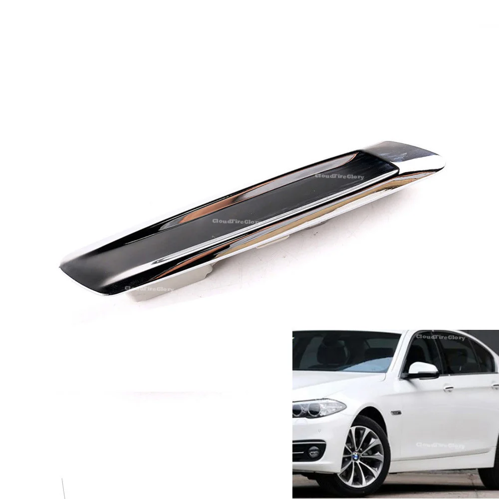 CloudFireGlory For BMW F10 F11 528I 535I 2013-16 Chrome Exterior Front Fender Trim Molding Left Or Right 51137336645 51137336646