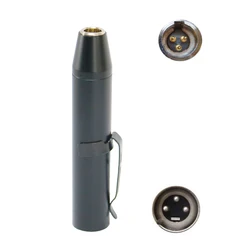 RK100 Phantom Power Adapter PreAMP Mini TA3F 3Pin For AKG 4Pin TA4F to XLR For Shure Sennheiser Microphone Adaptor Converter