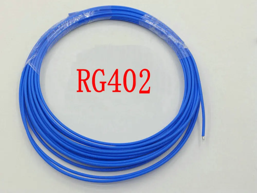 Imagem -02 - Conector Coaxial de Cabo Semirígido 10m Rg402 Semirígido Flexível Tamanhos de 0.141 Coax Rabo de Porco Adaptador rf