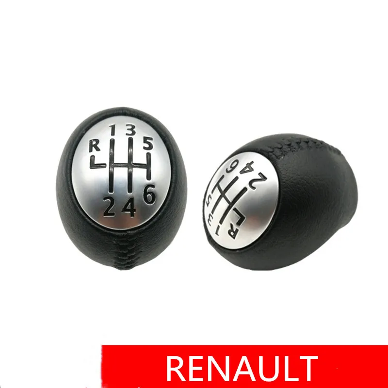 5/6 Speed Car Gear Shift Knob Head Stick Gloss Matt Gear Shifter For RENAULT Laguna Megane 2 Clio 3 Scenic 2 Accessory