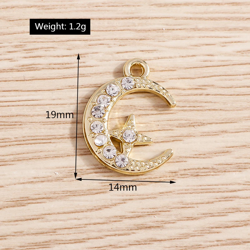 5 Stück 12 x 13 mm niedliche Perlen-Bowknot-Charms für Schmuckherstellung, Damenmode, Tropfen-Ohrringe, Anhänger, Halsketten, DIY-Armband, Basteln, Geschenk – Detail 19