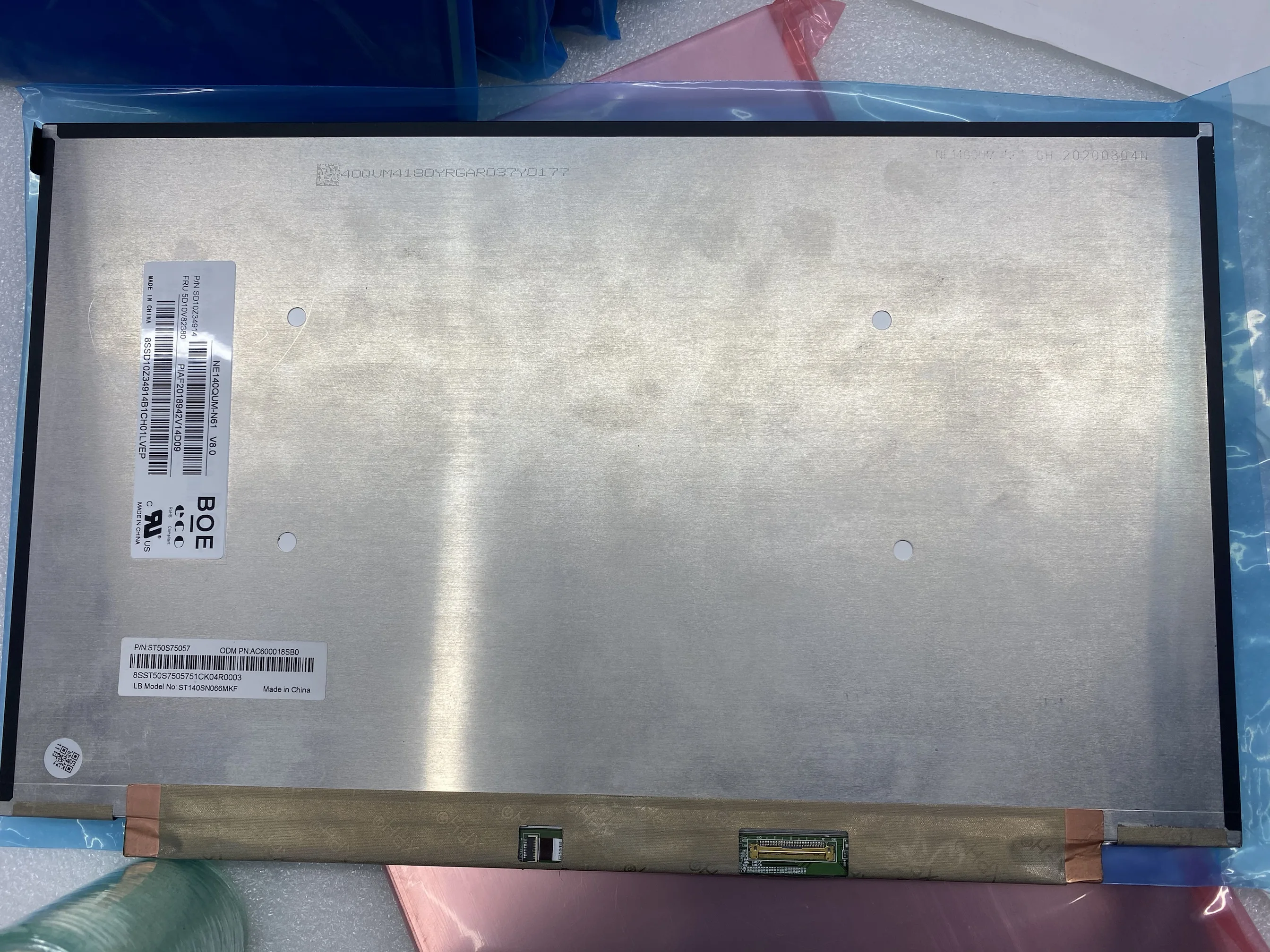 New Original for Lenovo Thinkpad P14s T14s Gen 2 LCD screen UHD 5D10V82379 5D10V82380