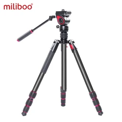 miliboo MUFA Lightweight Travel Camera Video Tripod Central Axial Inversion Marco Shoot for Photography Outdoor Movement