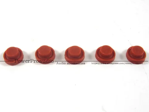 Tapa de interruptor de alimentación de goma de micrófono inalámbrico, botón para Sennheiser EW100G2 EW135G2/300G2 545G2, 5 unids/lote