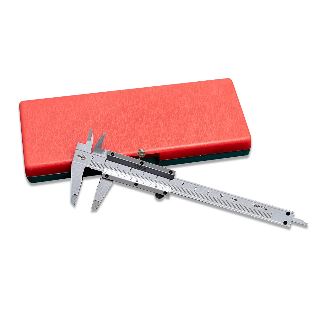 Mini Stainless Steel Vernier Caliper 0-100mm Measuring Tool 0.02mm High Precision Measuring Instrument Working Measuring Caliper