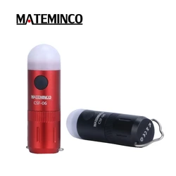 MATEMINCO CSF06 Keychain light Max Output 350 Lumens Type-C USB Rechargeable Flashlight Camping light