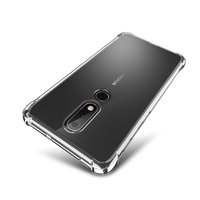 Crystal TPU Case For Nokia 6.1Plus X6 Shell Luxury Soft Silicone Shockproof Slim Transparent tpu Back Cover for Nokia 6.1Plus