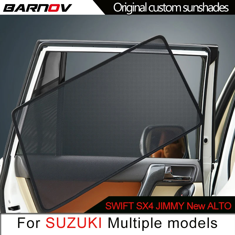 Car Special Magnetic Curtain Window SunShades Mesh Shade Blind Original Custom For Suzuki Swift Jimmy Alto SX4