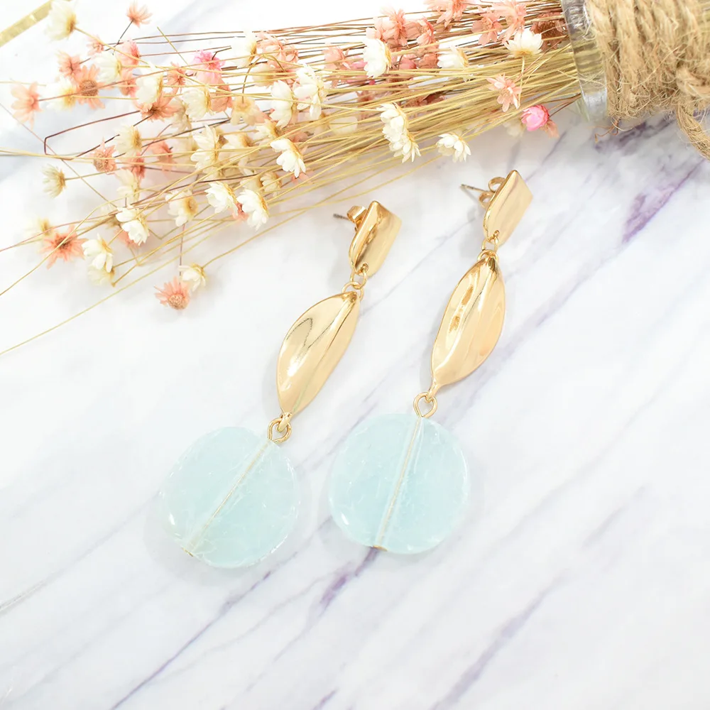 2026 Women Acrylic Minimalist Earrings Charm Statement Earring Pendant Fashion Jewelry Gifts Pendientes Brincos amazing price