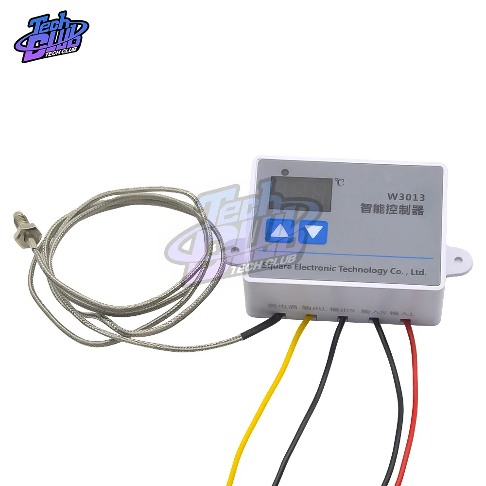 Controlador de temperatura LED Digital W3013 AC 110V 220V 2200W, controlador de alta temperatura para equipos de chasis