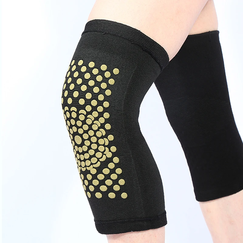 1Pair Tourmaline Self Heating Support Knee Pads Knee Brace Warm Pain Relief and Injury Recovery